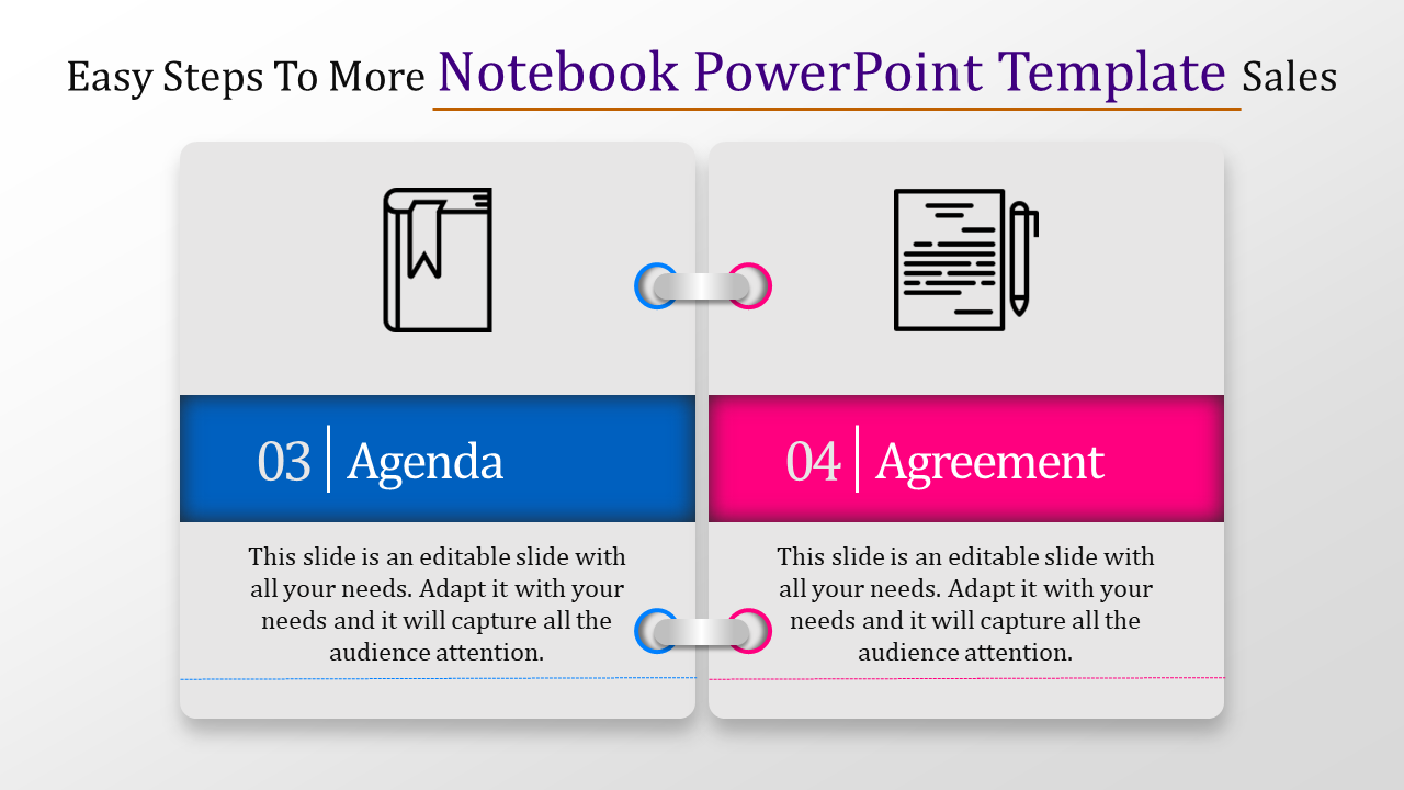 notebook powerpoint template-Easy Steps To More Notebook Powerpoint Template Sales-Style-1